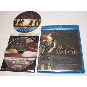 Act of Valor Blu-ray & DVD set war movie modern US military Navy SEALs 2012!
